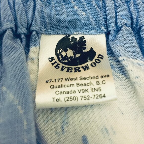 Silverwood Qualicum Beach Ruched Sky Blue Boho Top - Picture 10 of 15